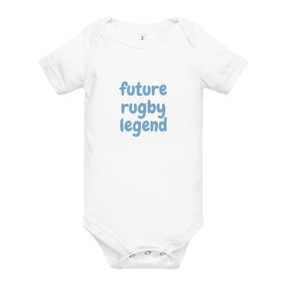 Future Rugby Legend Baby Onesie Blue