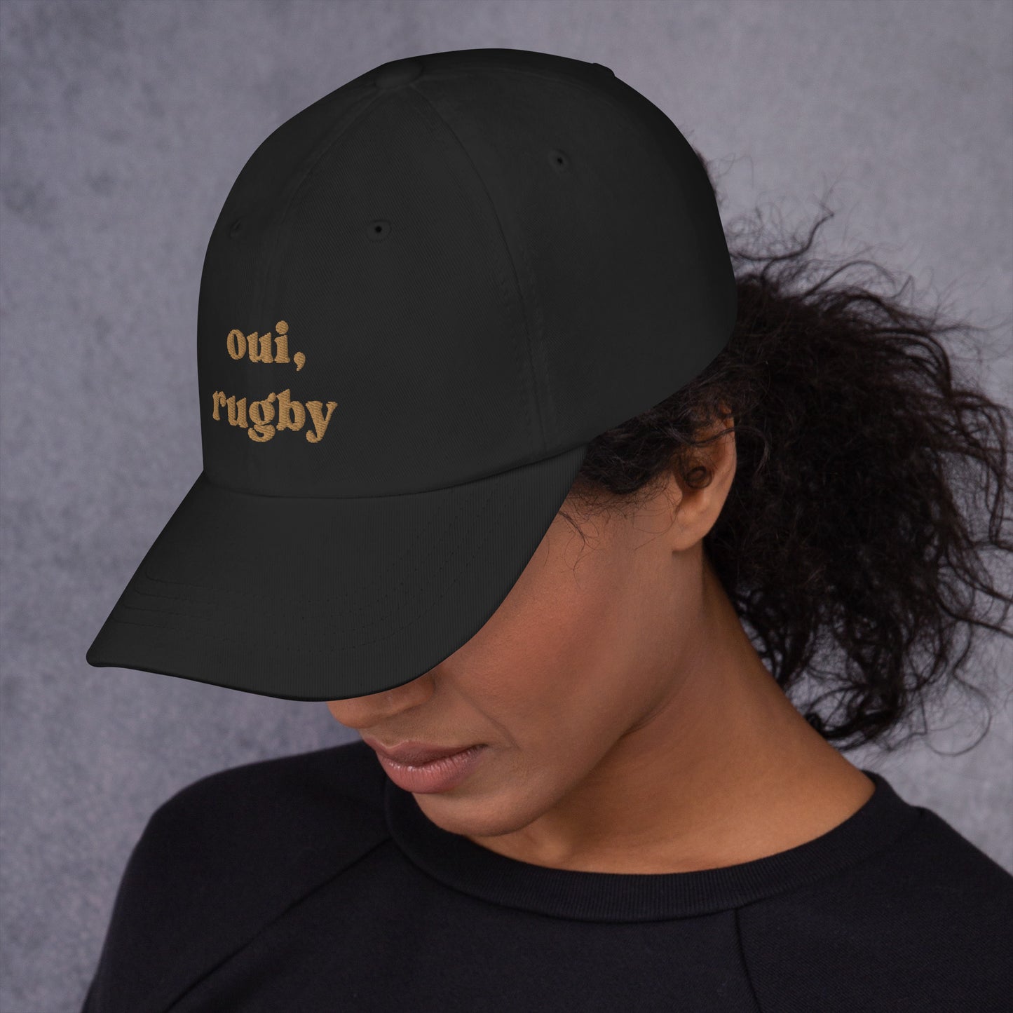 Oui Rugby Hat Gold