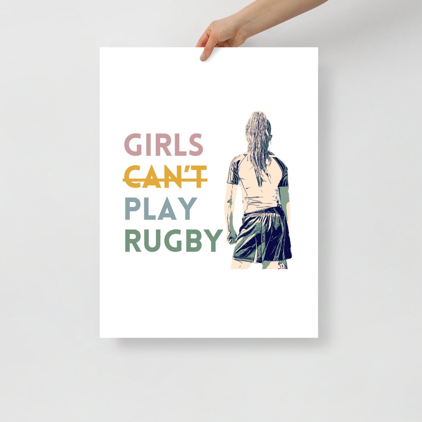 Girls Rugby Poster