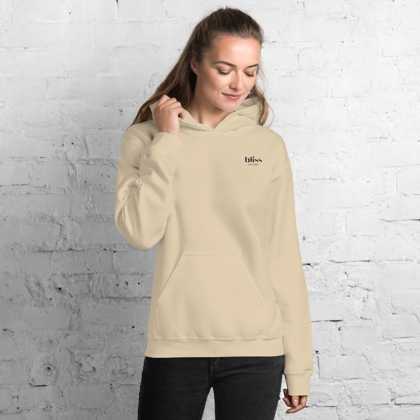 Rugby is for Girls Back Hoodie