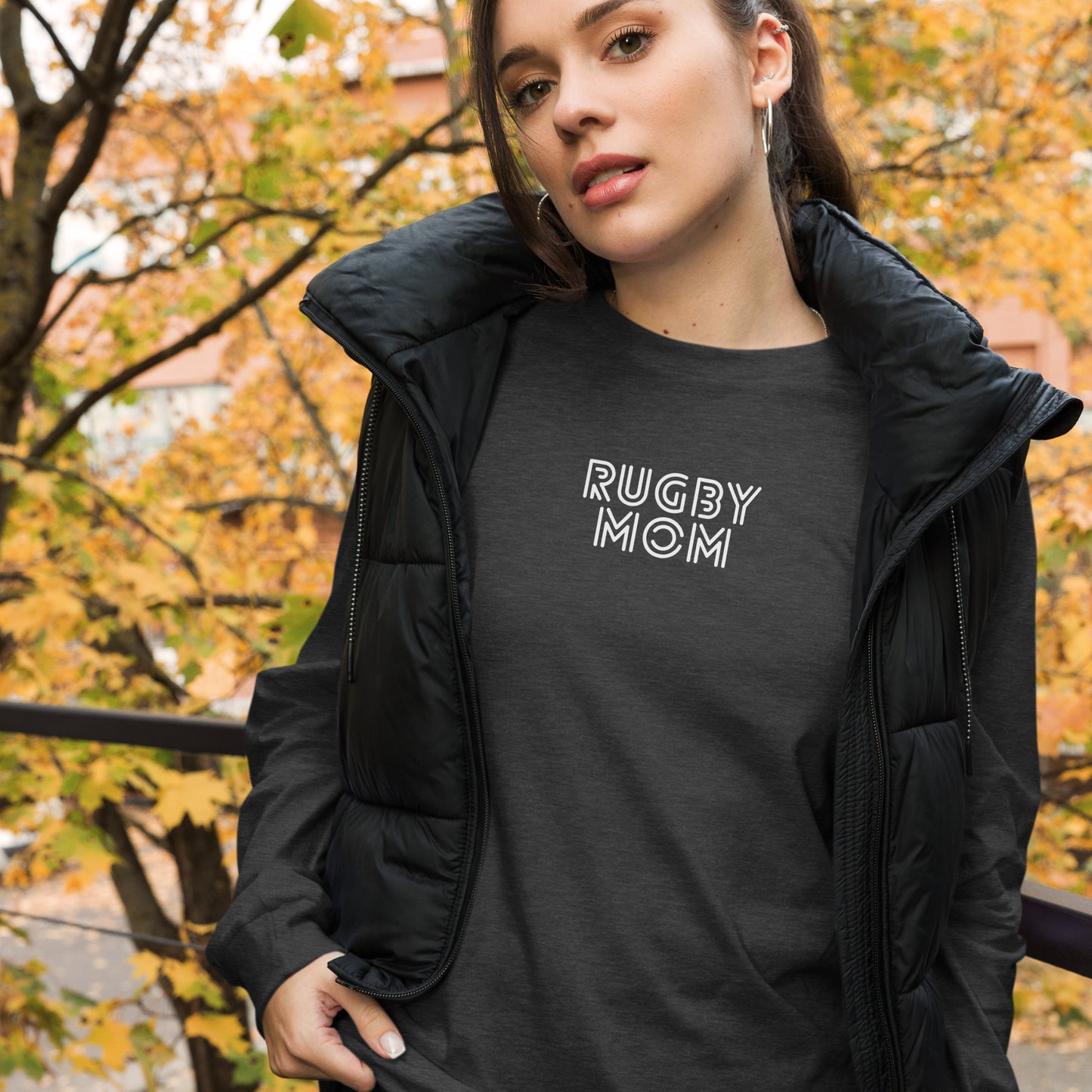 Rugby Mom Long Sleeve Tee