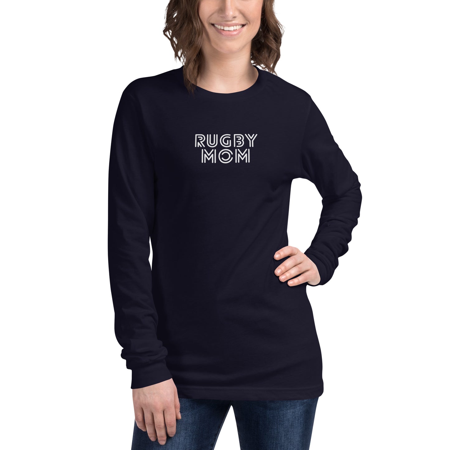 Rugby Mom Long Sleeve Tee