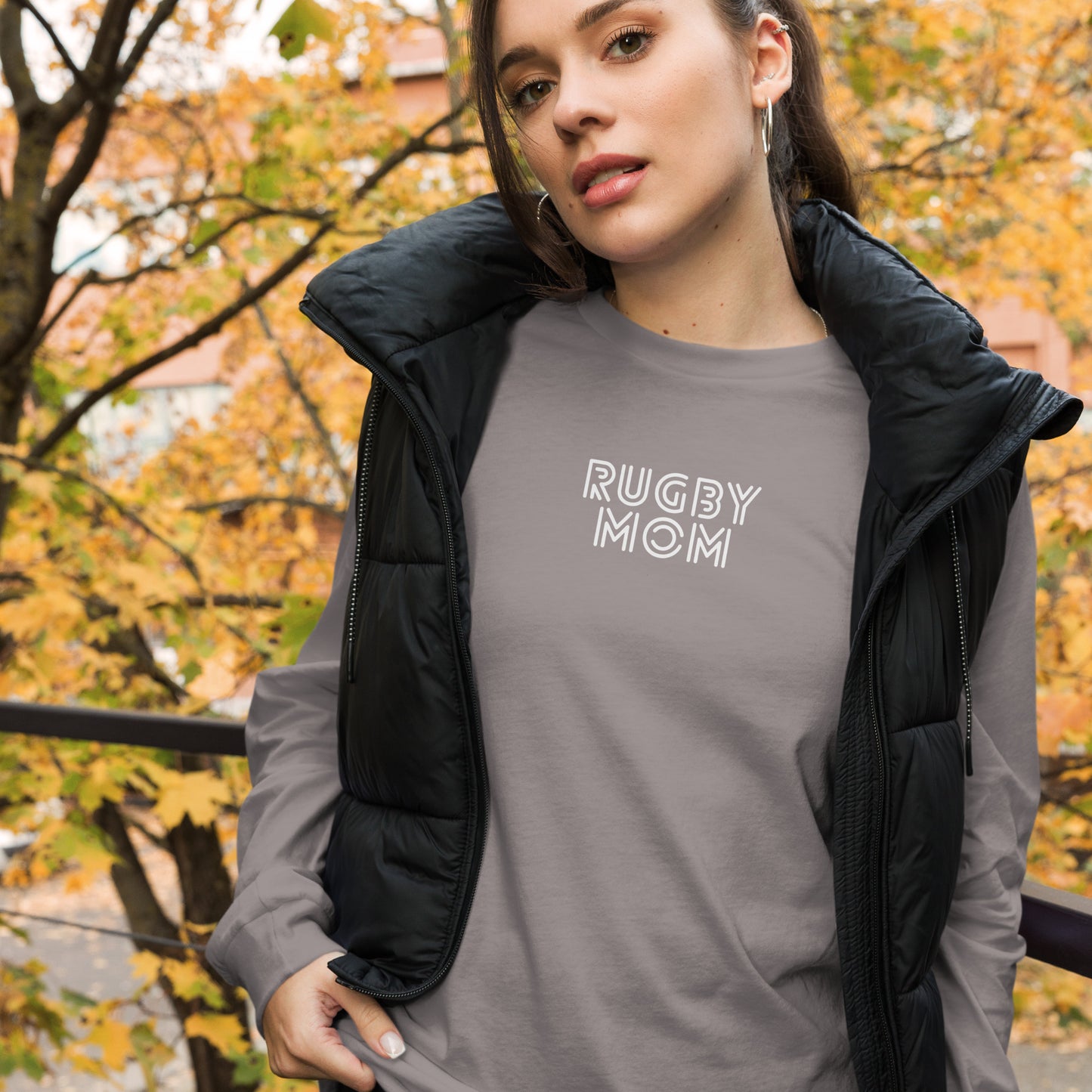 Rugby Mom Long Sleeve Tee