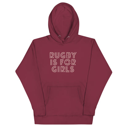 Rugby is for Girls Lovelo Front Hoodie