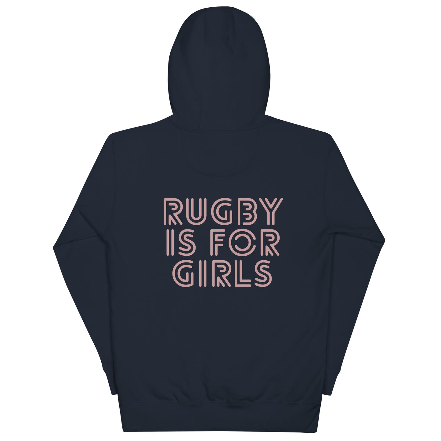 Rugby is for Girls Lovelo Back Hoodie