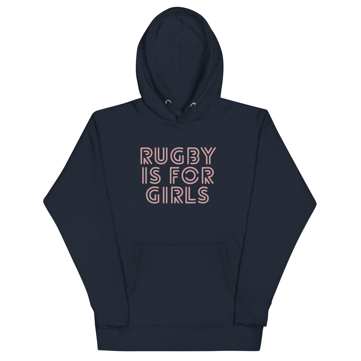 Rugby is for Girls Lovelo Front Hoodie