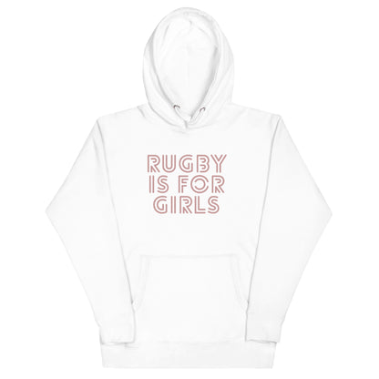 Rugby is for Girls Lovelo Front Hoodie