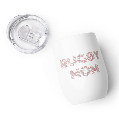 Rugby Mom Wine tumbler