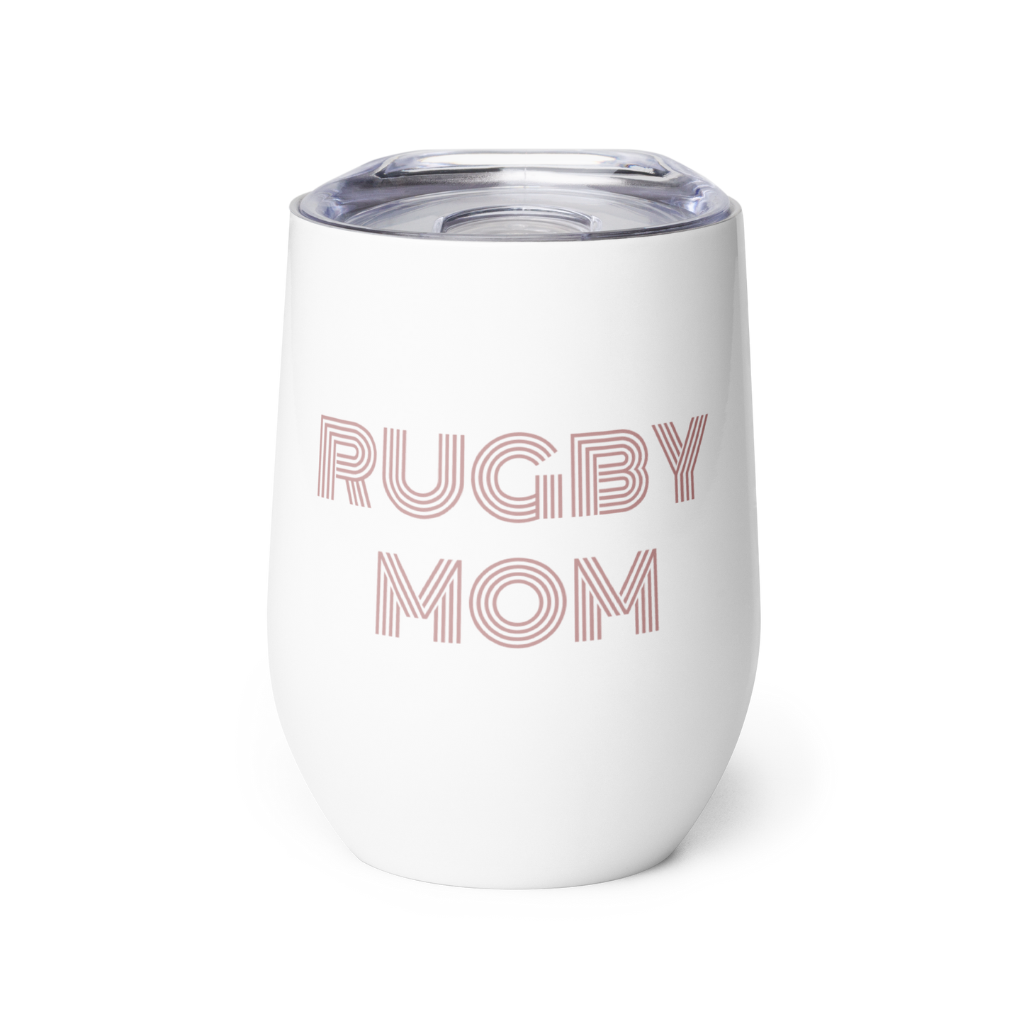 Rugby Mom Wine tumbler