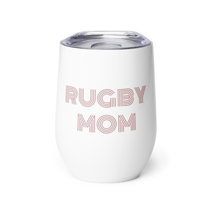 Rugby Mom Wine tumbler